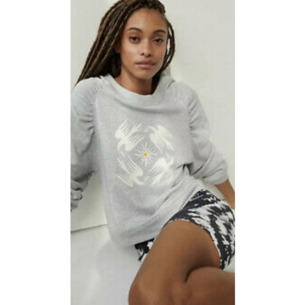 The Art of Anthropologie Jason Yun Dove Sweatshirt